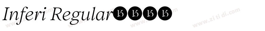 Inferi Regular字体转换